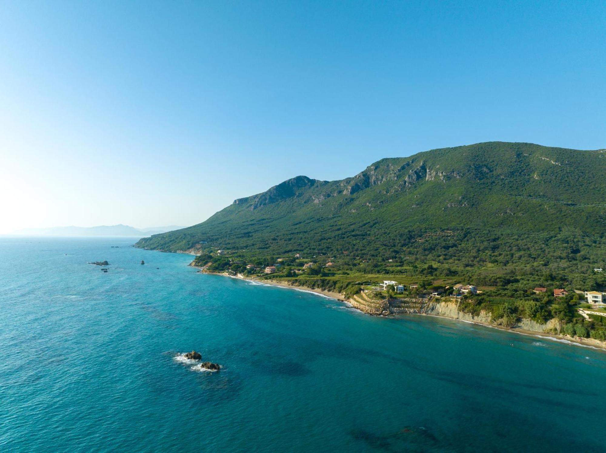 Villa Angela Agios Matthaios  Luaran gambar