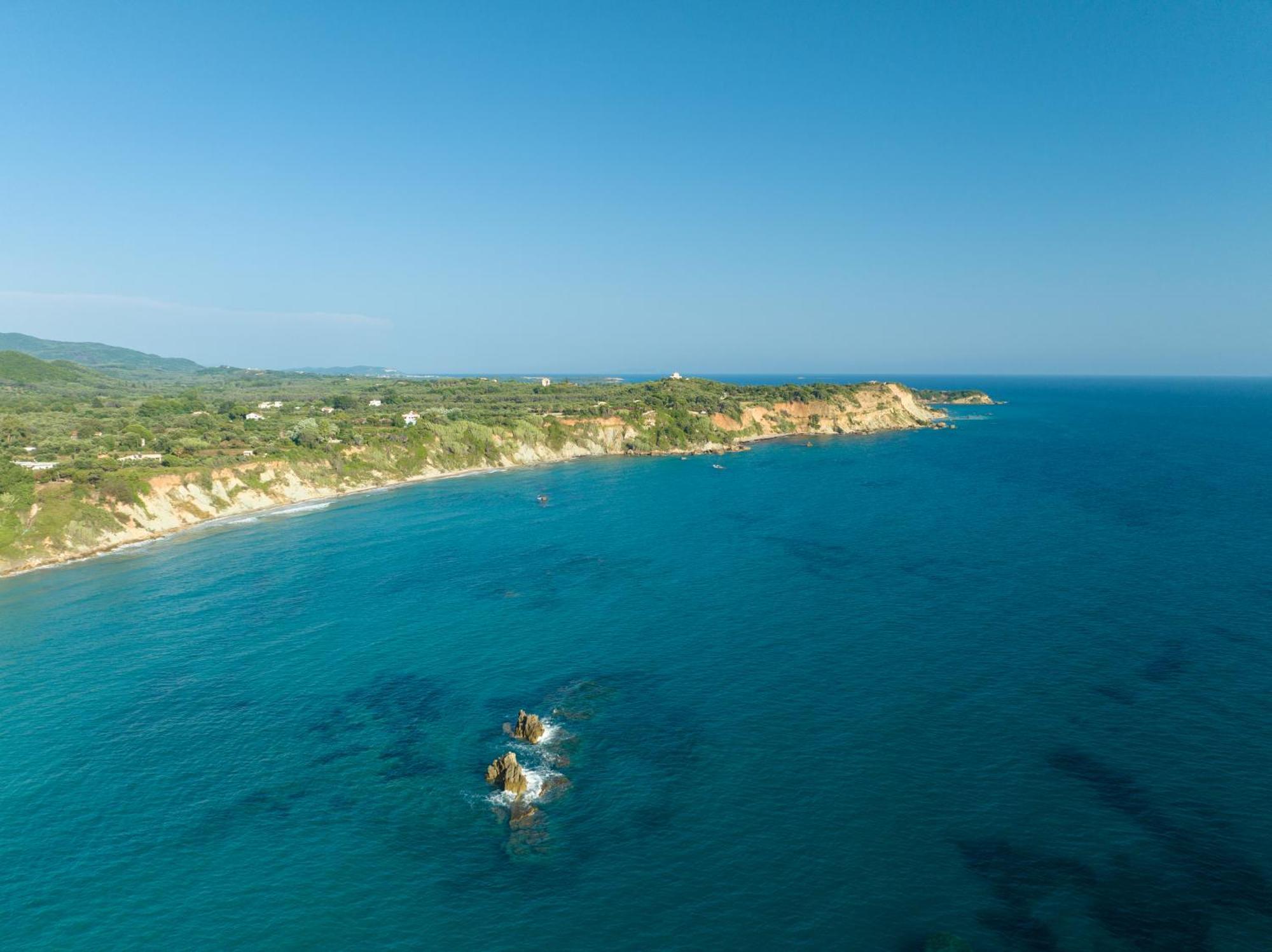 Villa Angela Agios Matthaios  Luaran gambar