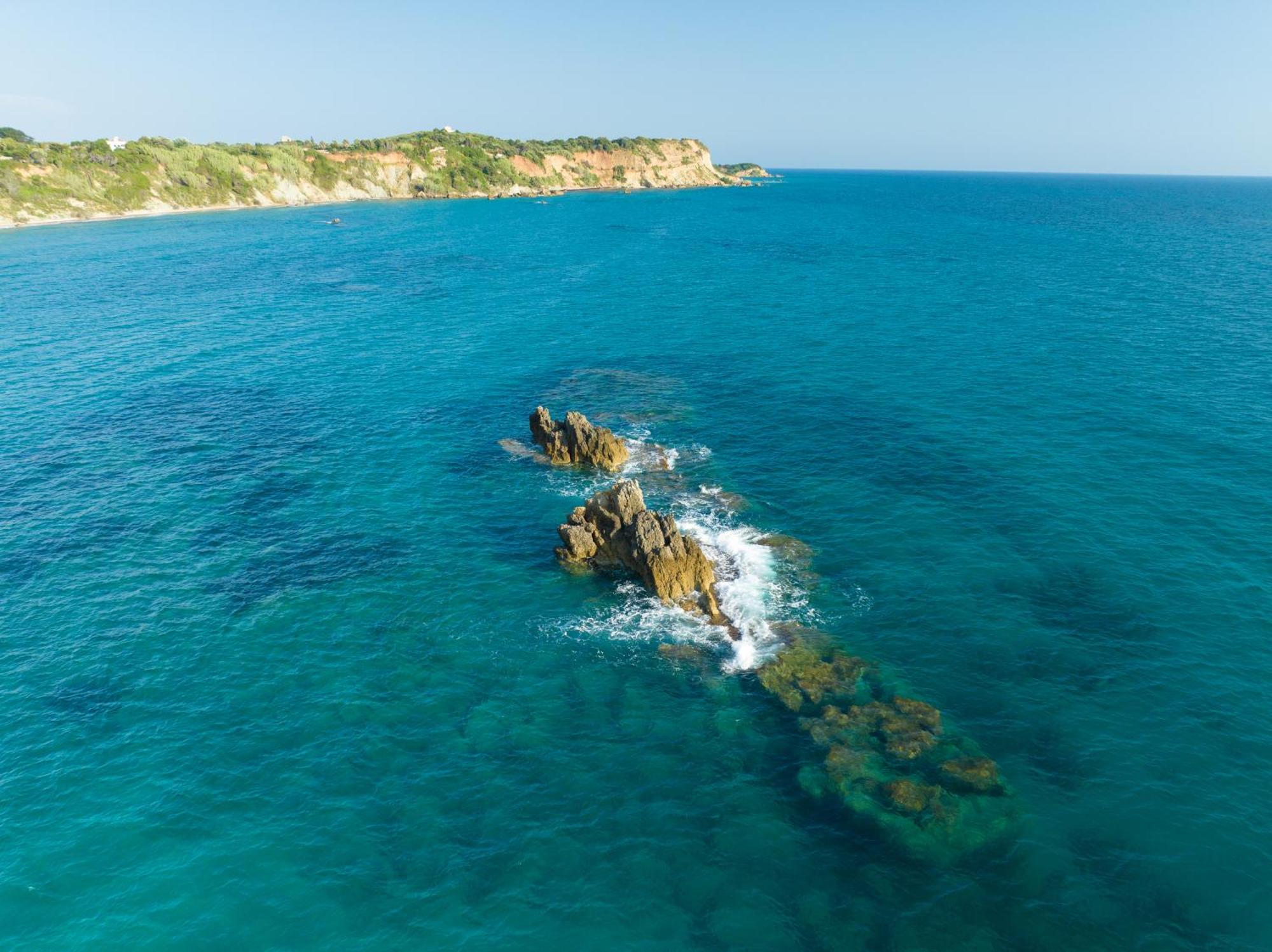 Villa Angela Agios Matthaios  Luaran gambar