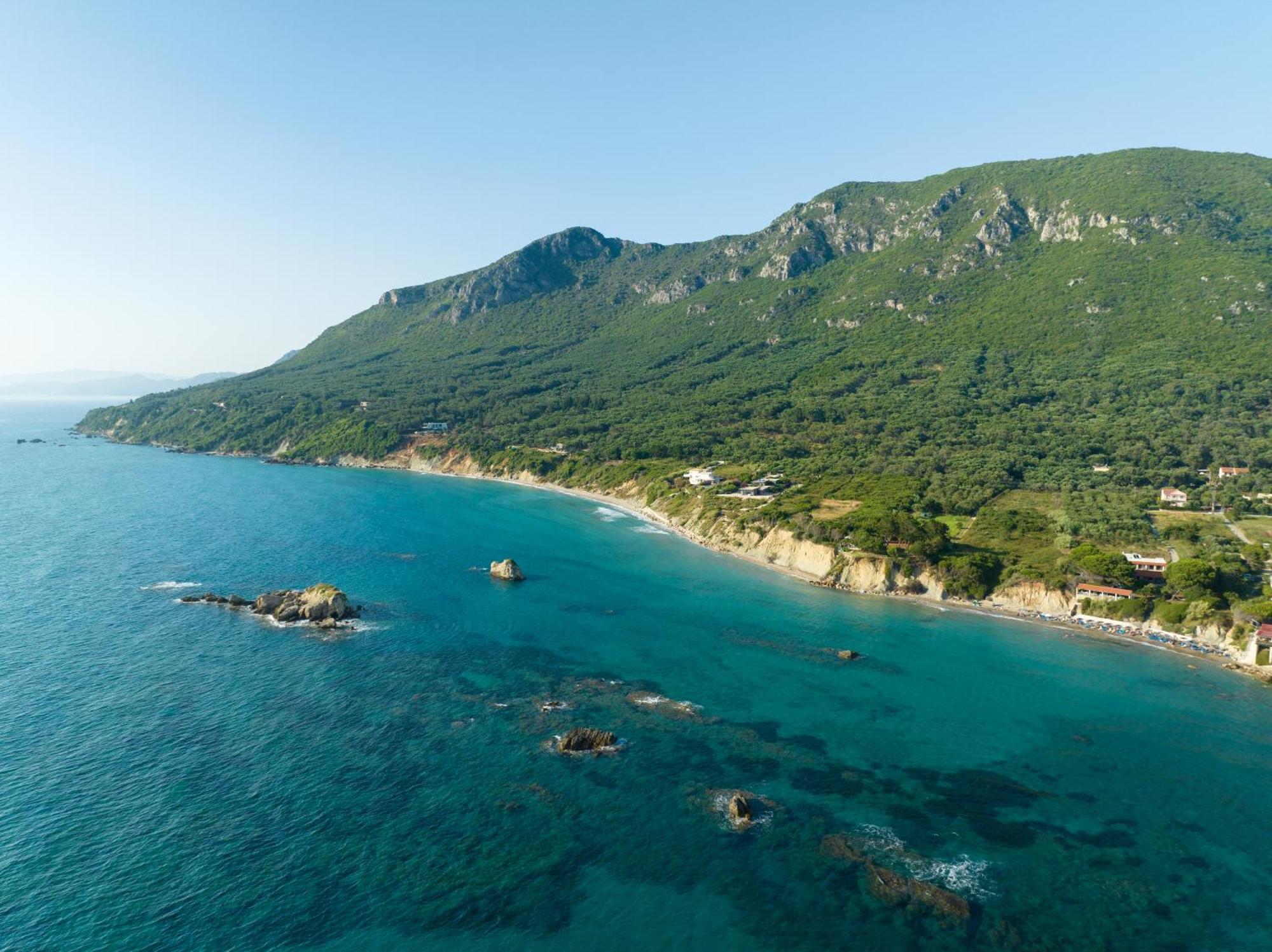 Villa Angela Agios Matthaios  Luaran gambar