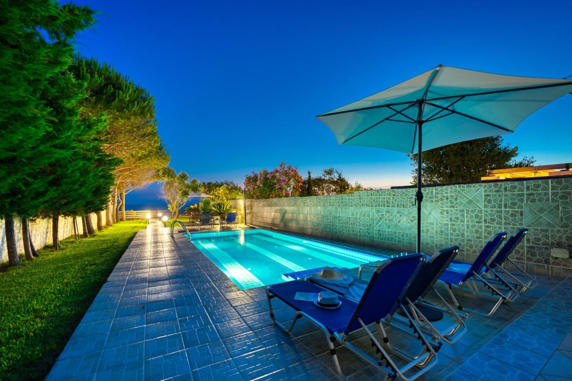 Villa Angela Agios Matthaios  Luaran gambar